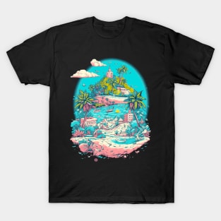 Blazing Coastal Retreat T-Shirt